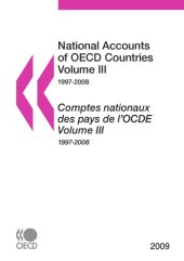 book National accounts of OECD countries, 1997-2008 = Comptes nationaux des pays de l’OCDE, 1997-2008.