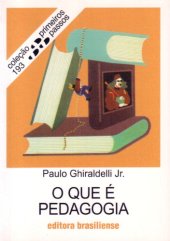 book O que é pedagogia