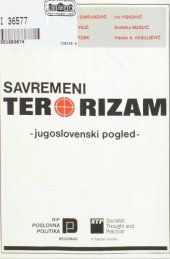 book Savremeni terorizam: jugoslovenski pogled