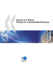 book Greece at a Glance: Policies for a Sustainable Recovery