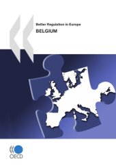 book Better regulation in Europe : Belgium.