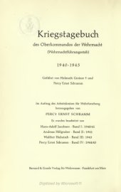 book Kriegstagebuch des Oberkommandos der Wehrmacht