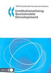 book Institutionalising sustainable development.