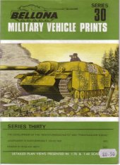 book Bellona Military Vehicle Prints 30 - Panzers