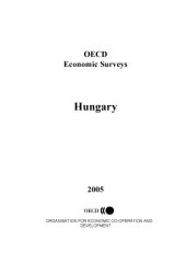 book OECD economic surveys : Hungary.