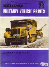 book Bellona Military Vehicle Prints 28 - Sk Kfz 11