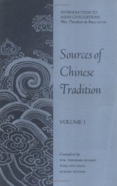 book Sources of Chinese Tradition