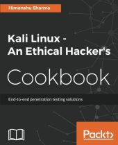 book Kali Linux - An Ethical Hacker’s Cookbook