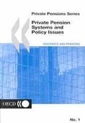 book Private pension systems and policy issues