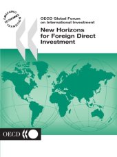 book New horizons for foreign direct investment