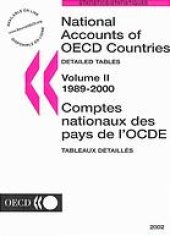 book National Accounts of OECD Countries : Vol. II: Detailed Tables 1989-2000.