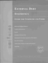 book External debt statistics : guide for compilers and users