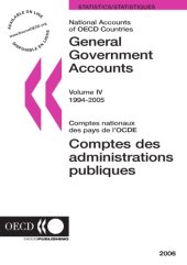 book National Accounts of OECD Countries : Volume IV, General Government Accounts 1994-2005