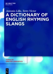 book A Dictionary of English Rhyming Slangs