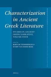 book Characterization in Ancient Greek Literature