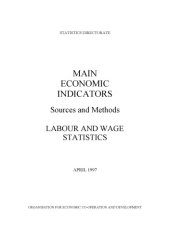 book Main Economic Indicators - Sources and Methods : Labour and Wage Statistics.