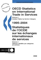 book Detailed tables by service category, 1995-2004 = Tableaux détaillés par catégories de services, 1995-2004.