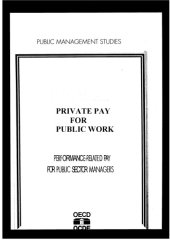 book Private pay for public work : performance-related pay for public sector managers.