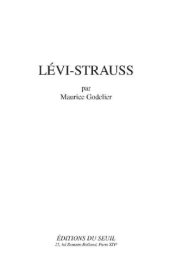 book Lévi-Strauss