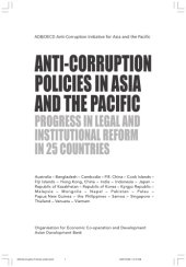 book Anti-Corruption Policies in Asia and the Pacific : Legal and Institutional Reform in 25 Countries