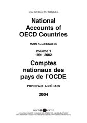 book National accounts of oecd countries : main aggregates, 1991-2002.