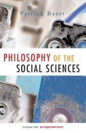 book Philosophy of the Social Sciences: Towards Pragmatism