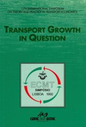 book 12th International Symposium on Theory and Practice in Tranport Economics : transport growth in question