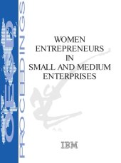 book Women entrepreneurs in small and medium enterprises