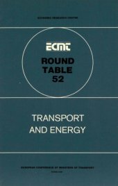 book Transport and energy report by OECD staff and ECMT staff.