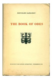 book Book of Odes