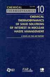 book Chemical thermodynamics of solid solutions of interest in radioactive waste management : a state-of-the-art report