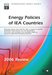 book Energy policies of IEA countries : 2006 Review