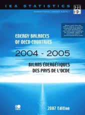 book Energy balances of OECD countries 2004-2005 = Bilans énergétiques des pays de l’OCDE 2004-2005.