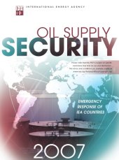 book Oil supply security : emergency response of IEA countries 2007.