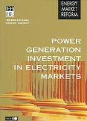 book Power Generation Investment in Electricity Markets.