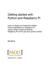 book Getting started with Python & Raspberry Pi