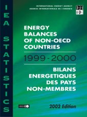 book Energy Balances of Non-OECD Countries, 1999-2000