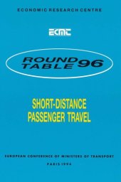 book Short-distance Passenger Travel : Report of the Ninety-Sixth Round Table on Transport Economics Held in Paris on 10-11 June 1993