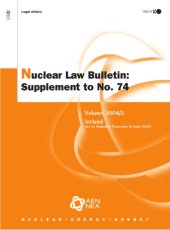 book Nuclear law bulletin : supplement to No. 74