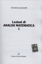 book Lezioni di Analisi Matematica 1