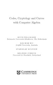 book Codes, Cryptology and Curves with Computer Algebra