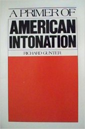 book A Primer of American Intonation