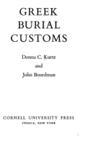 book Greek burial customs