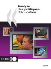 book Analyse des politiques d’éducation 2003