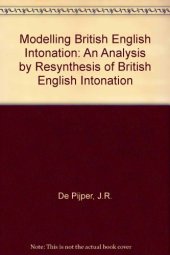 book Modelling British English Intonation