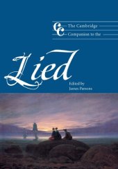 book The Cambridge Companion to the Lied