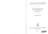 book Konstruktive Analysis