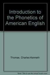 book Introduction to the Phonetics of American English