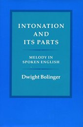 book Intonation and Its Parts: Melody in Spoken English