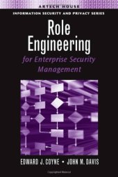 book Role engineering for enterprise security management